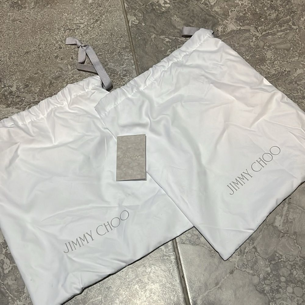 Jimmy Choo Love 85 Leather Mesh Pointed-Toe Pumps, New, Size 43 - Picture 13 of 16